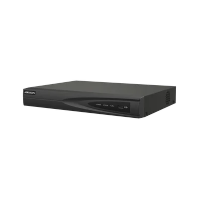 NVR 8 Megapixel (4K) (Compatible con Cámaras ACUSENSE) / 4 canales IP / 4 Puertos PoE+ / 1 Bahía de Disco Duro / Salida de Vídeo en 4K / 300 Metros PoE Modo Extendido