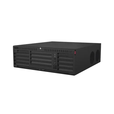 [Doble Poder de Decodificación] NVR 32 Megapixel (8K) / 64 Canales IP / AcuSense / ANPR / Conteo de Personas / Heat Map / 16 Bahías de Disco Duro / Soporta RAID con Hot Swap / 2 HDMI en 8K / Soporta POS / Alarmas I/O / Smart Search