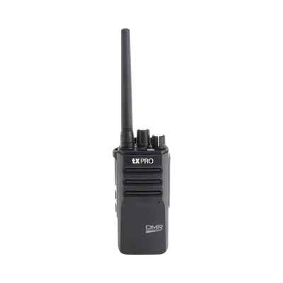 Radio Portátil Digital DMR UHF 400-470 MHz / 64 Canales / 4 Zonas / Cifrado / 5W